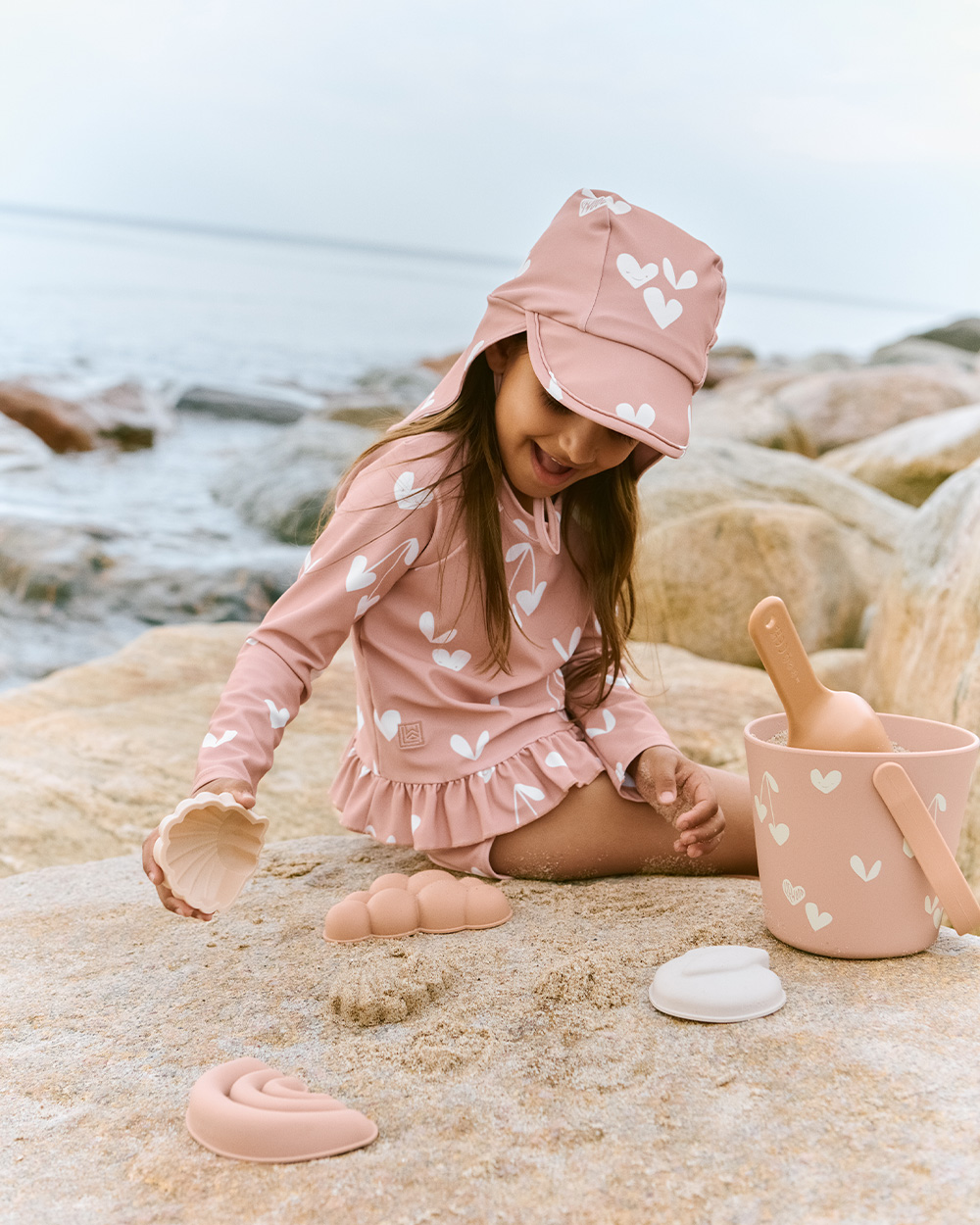 Ensemble de plage Gilma Sweethearts/pale tuscany Liewood