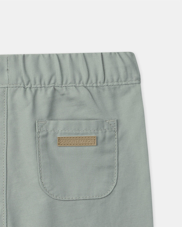 Short en canvas Coloris vert Sergent Major