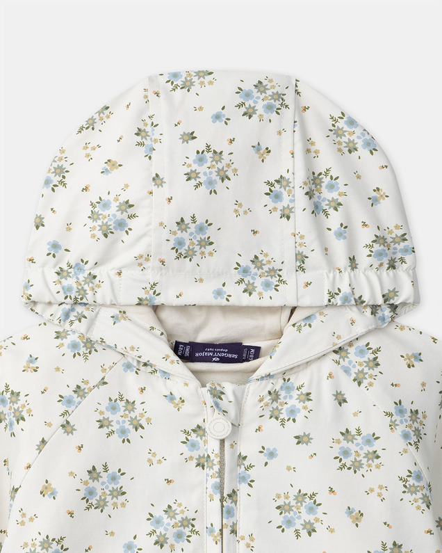 Imperméable 3-en-1 imprimé fleuri Coloris écru Sergent Major