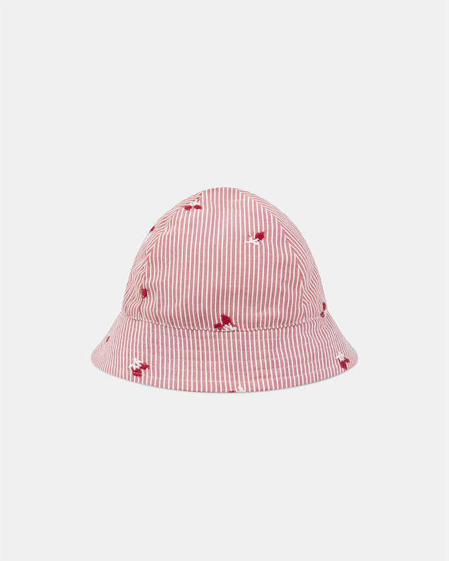 Chapeau à rayures et broderies baies Coloris naturel Sergent Major