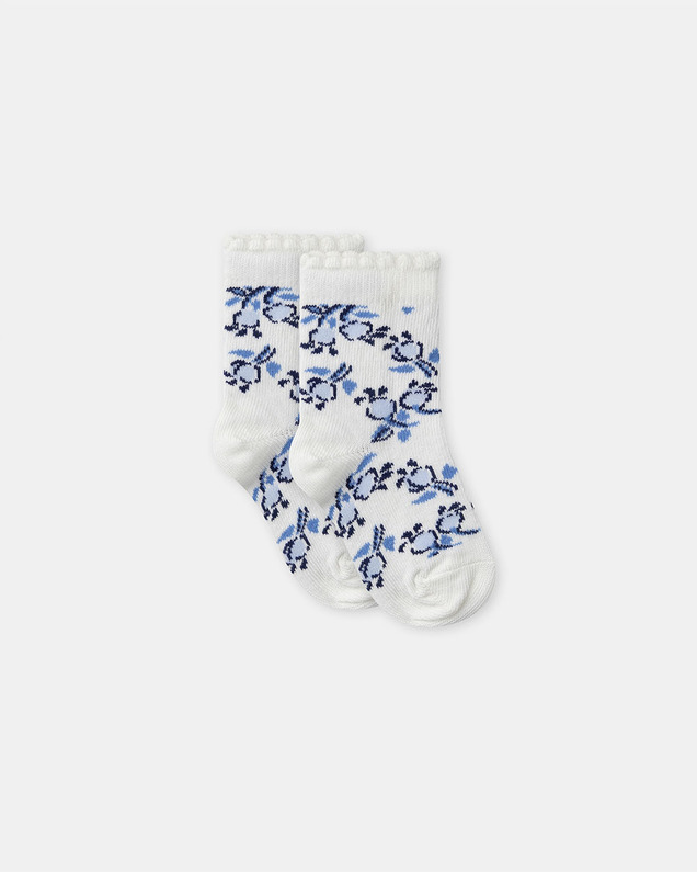 Lot de 3 paires de chaussettes imprimé baies Coloris bleu Sergent Major