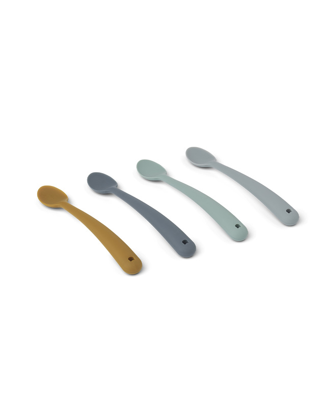 Lot de 4 cuillères Siv Coloris blue multi mix  Liewood