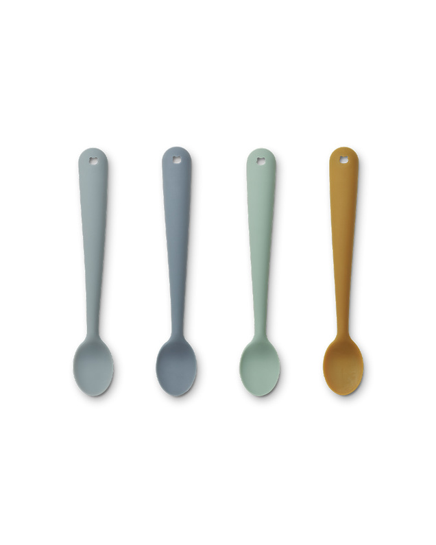 Lot de 4 cuillères Siv Coloris blue multi mix  Liewood