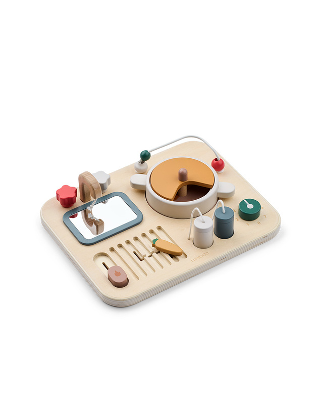 Tableau d'activité en bois Magnus Coloris sandy multi mix  Liewood