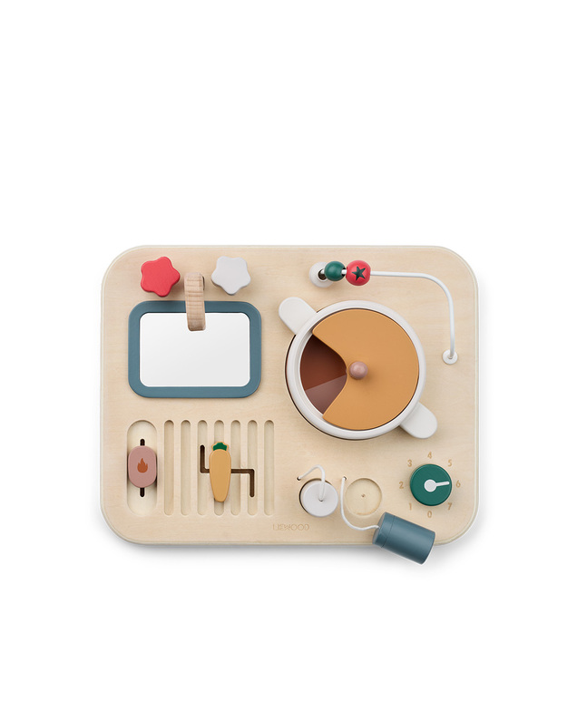 Tableau d'activité en bois Magnus Coloris sandy multi mix  Liewood