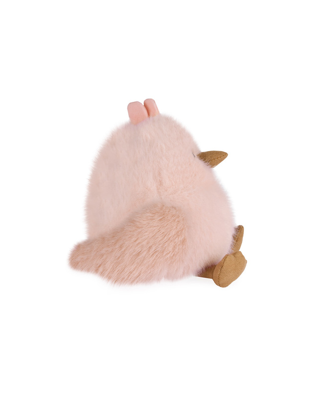 Peluche poussin Piou 15 cm Coloris rose Doudou et Compagnie