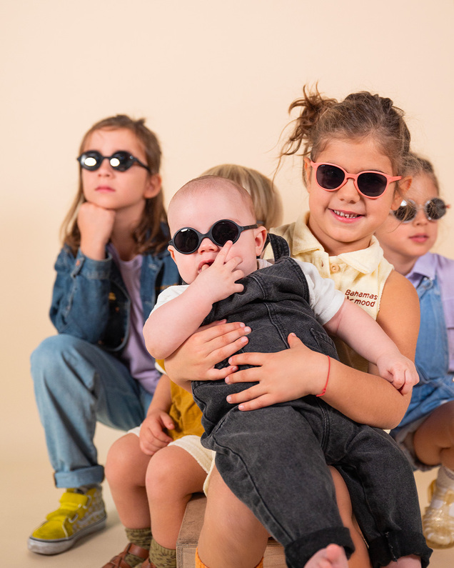 Lunettes de soleil bébé Diabola 0-1 an Coloris noir Ki Et La