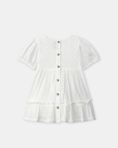 Robe et bloomer brod&eacute;e Coloris &eacute;cru  Sergent Major