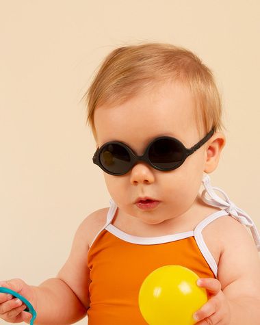 Lunettes de soleil b&eacute;b&eacute; Diabola 0-1 an Coloris noir  Ki Et La