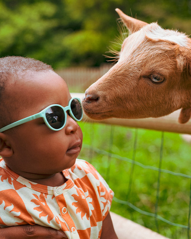 Lunettes de soleil Wazz 1-2 ans Coloris menthe  Ki Et La
