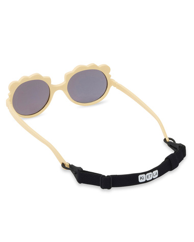 Lunettes de soleil b&eacute;b&eacute; Lion 1-2 ans Coloris vanille  Ki Et La