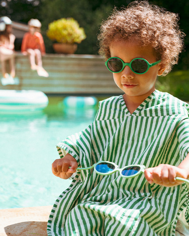 Lunettes de soleil b&eacute;b&eacute; Lion 0-1 an Coloris sauge  Ki Et La