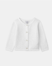 Cardigan en maille ajour&eacute;e Coloris &eacute;cru  Sergent Major