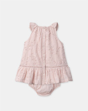 Robe à broderies florales Coloris rose Sergent Major