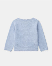 Cardigan à nœuds Coloris bleu Sergent Major