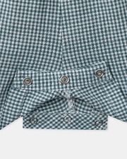 Combishort fantaisie en vichy Coloris bleu Sergent Major