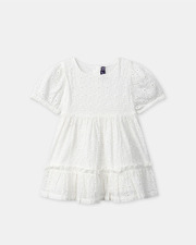 Robe et bloomer brodée Coloris écru Sergent Major