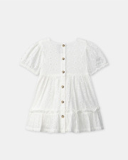 Robe et bloomer brodée Coloris écru Sergent Major