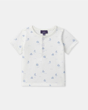 T-shirt imprimé bateaux Coloris écru Sergent Major