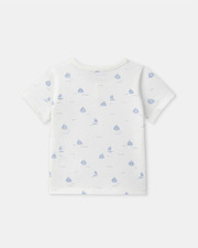 T-shirt imprimé bateaux Coloris écru Sergent Major