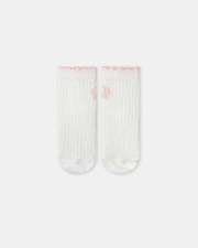 Chaussettes côtelées coquillage Coloris écru Sergent Major