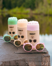 Lunettes de soleil bébé Lion 1-2 ans Coloris vanille Ki Et La