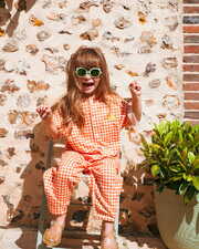 Lunettes de soleil bébé Lion 0-1 an Coloris sauge Ki Et La
