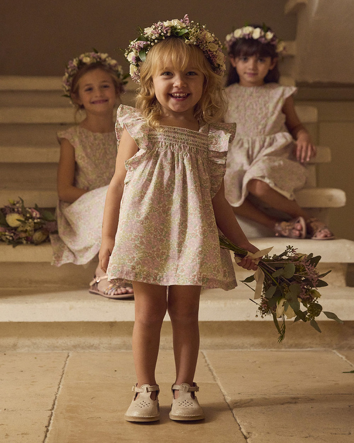 Robe sans manches imprimé fleuri Coloris rose Sergent Major
