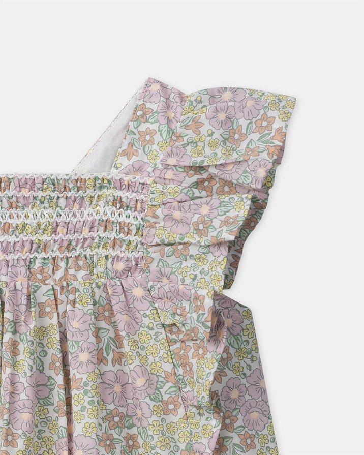 Robe sans manches imprimé fleuri Coloris rose Sergent Major