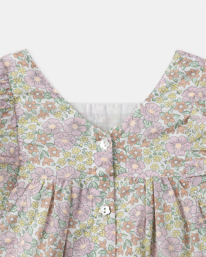 Robe sans manches imprimé fleuri Coloris rose Sergent Major