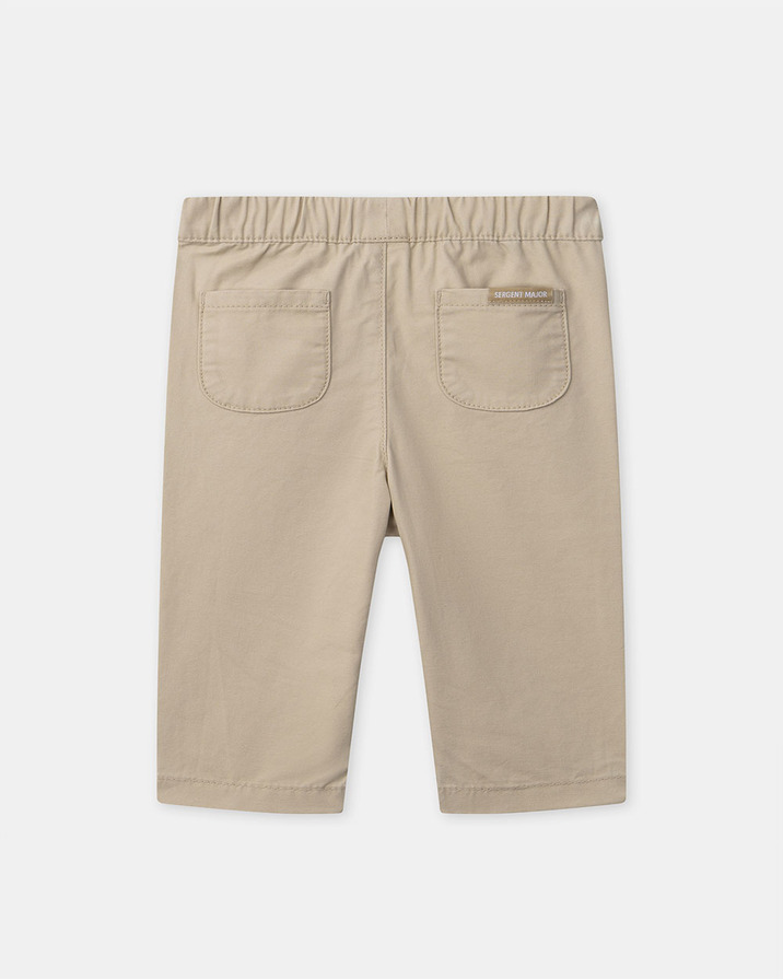 Pantalon droit en twill Coloris beige  Sergent Major