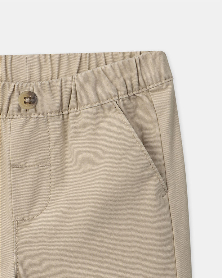 Pantalon droit en twill Coloris beige Sergent Major