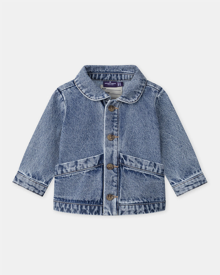 Veste en denim mixte Coloris bleu Sergent Major