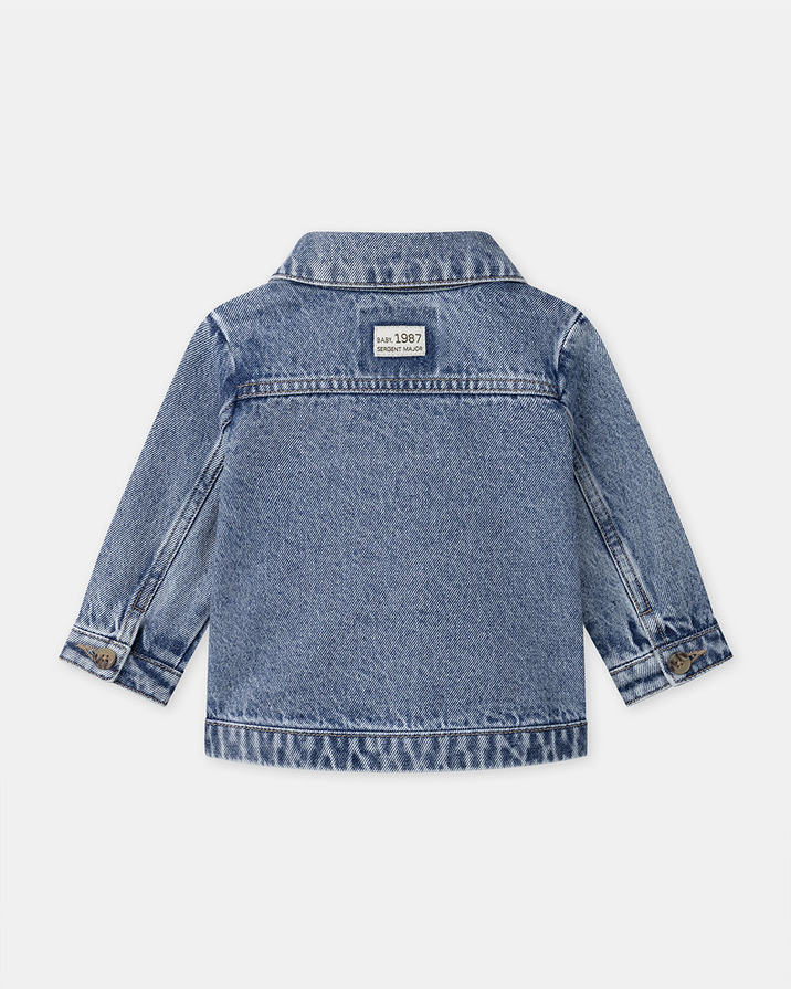 Veste en denim mixte Coloris bleu Sergent Major