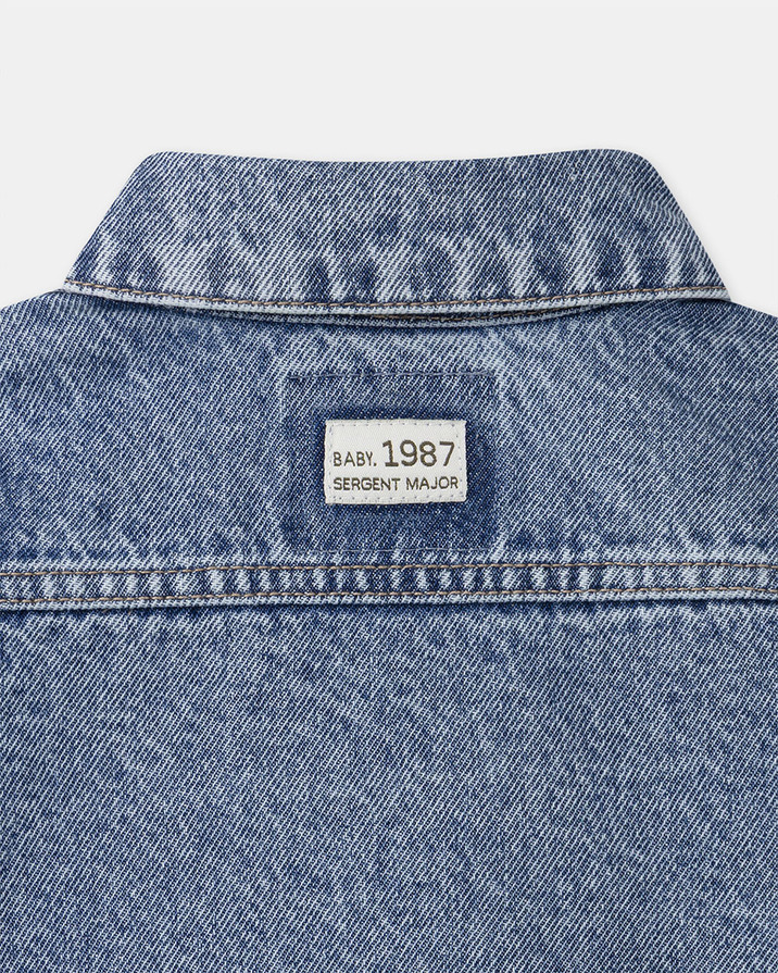 Veste en denim mixte Coloris bleu Sergent Major