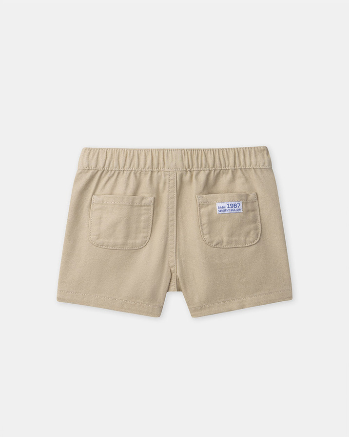 Short en twill Coloris beige Sergent Major