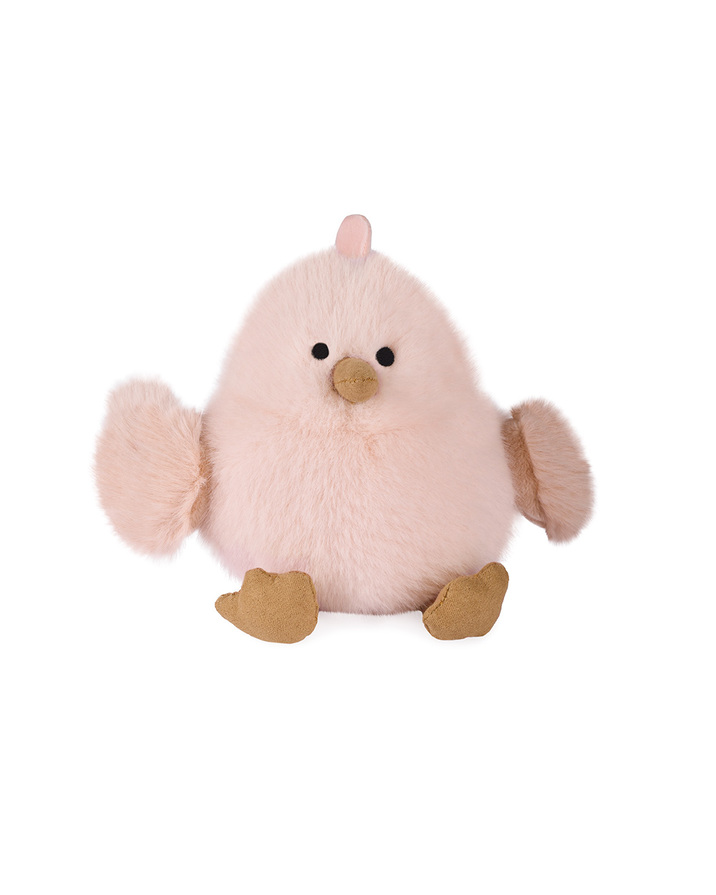 Peluche poussin Piou 15 cm Coloris rose Doudou et Compagnie