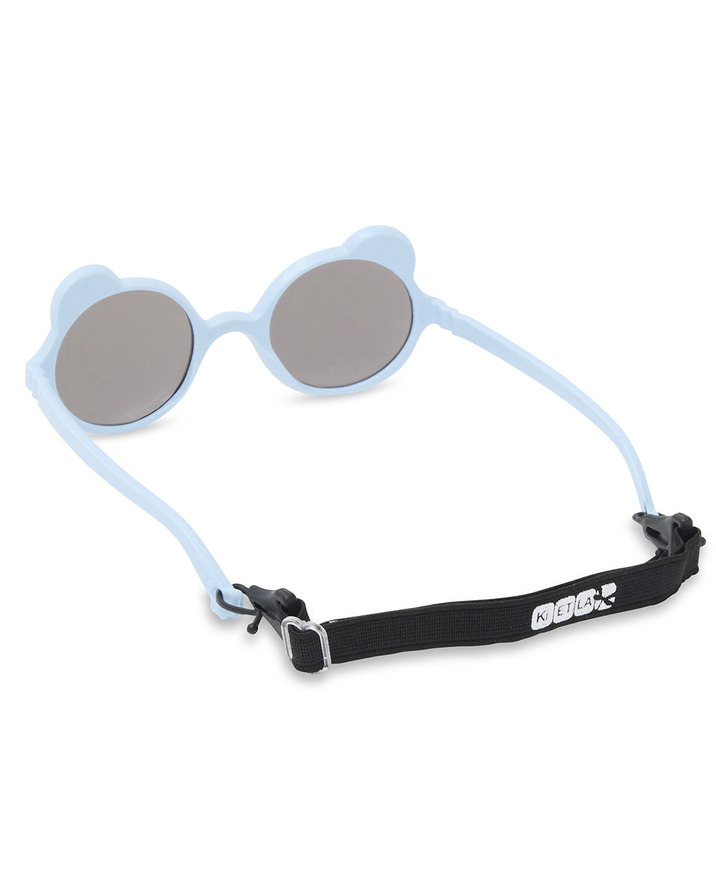 Lunettes de soleil bébé Ourson 1-2 ans Coloris bleu clair Ki Et La