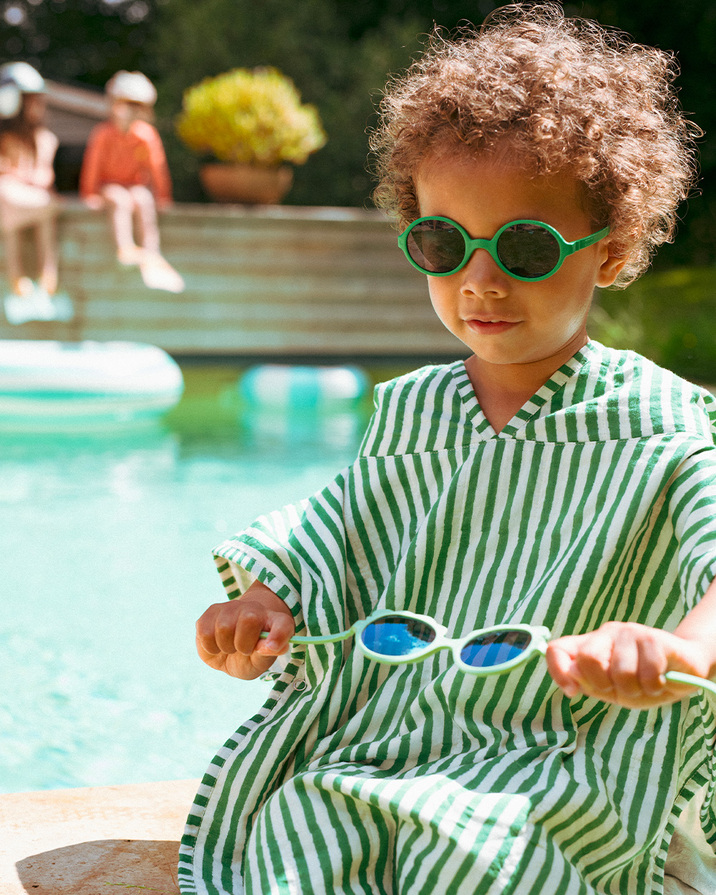 Lunettes de soleil bébé Lion 0-1 an Coloris sauge Ki Et La