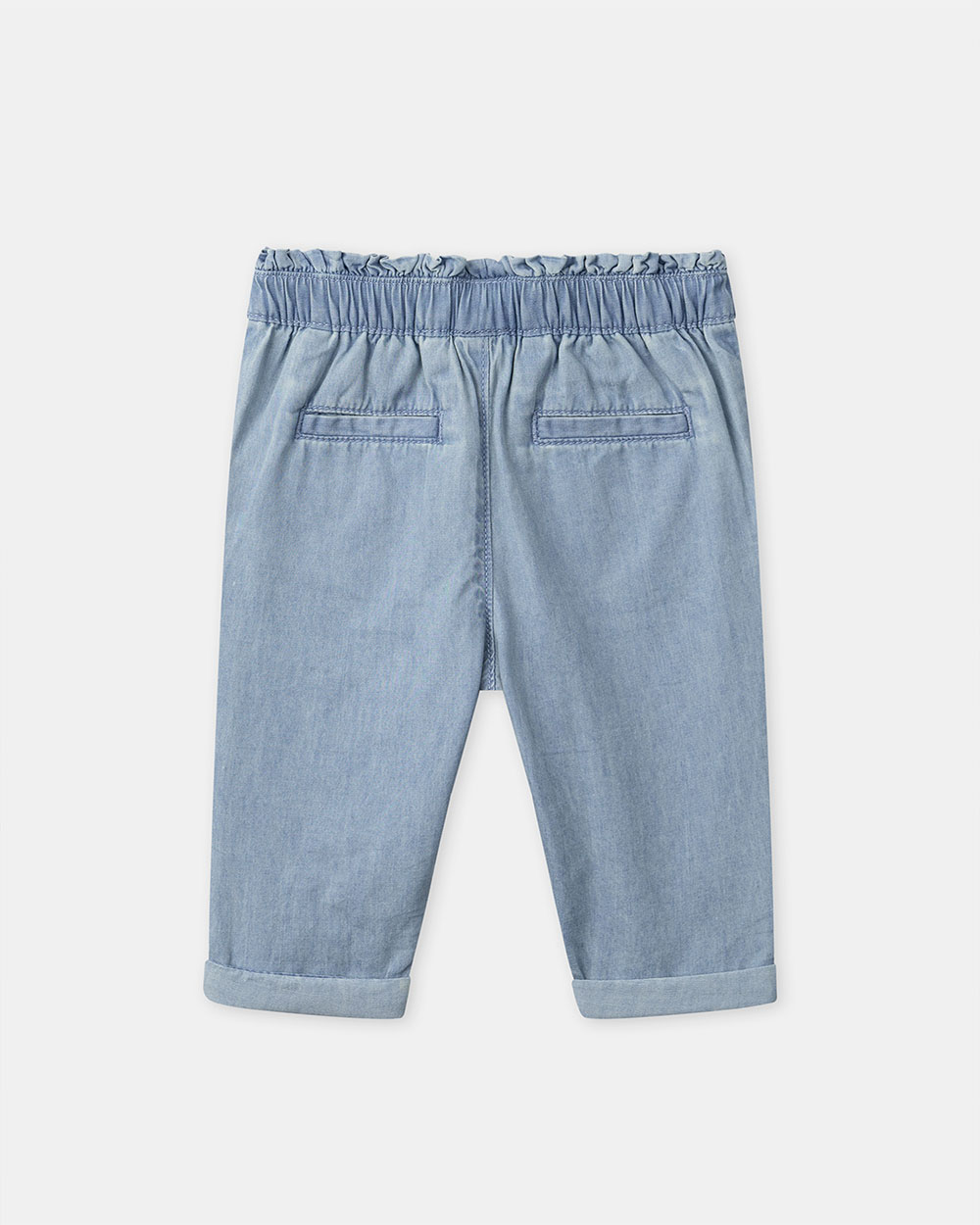 Pantalon en denim ajustable Coloris bleu Sergent Major