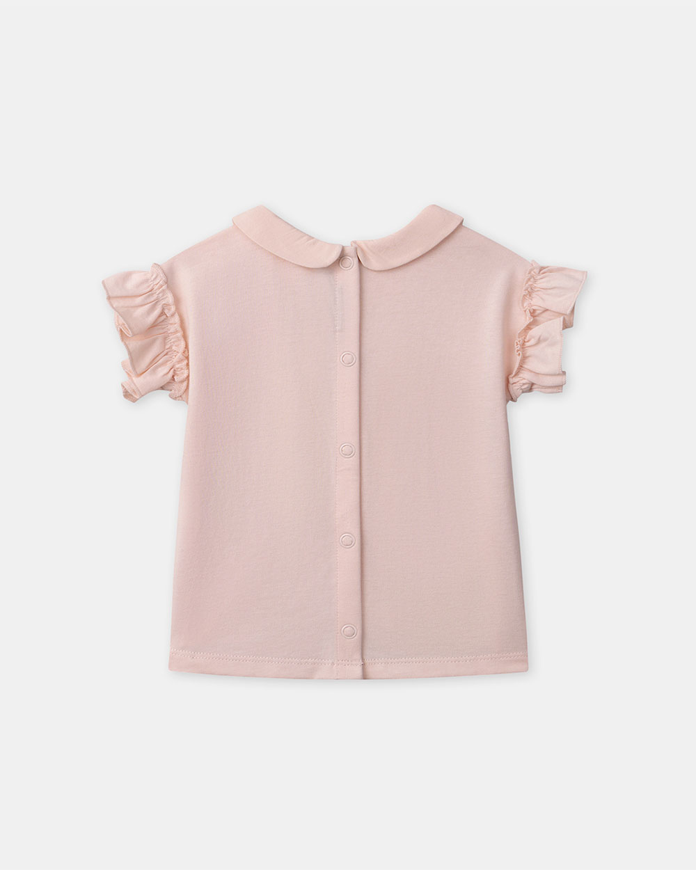 T-shirt à col brodé amour Coloris rose clair Sergent Major
