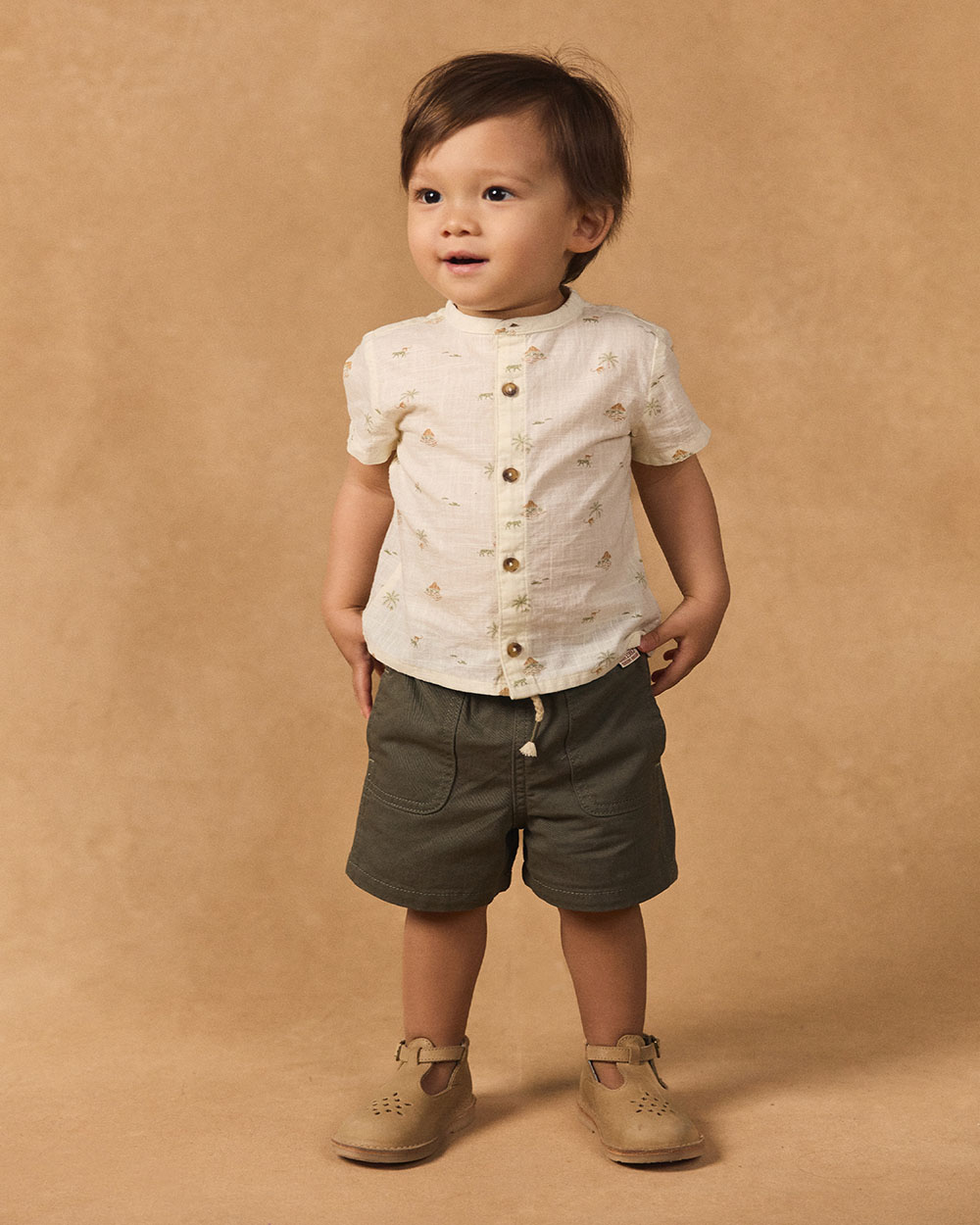 Short d'été en twill Coloris kaki Sergent Major