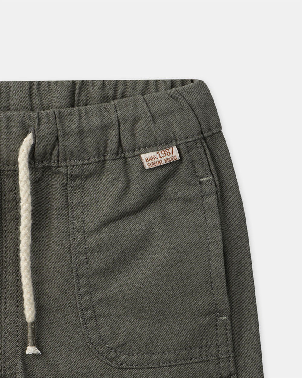Short d'été en twill Coloris kaki Sergent Major