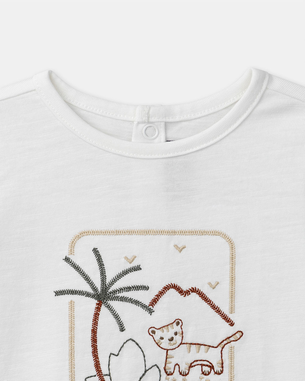 T-shirt imprimé jungle Coloris écru Sergent Major