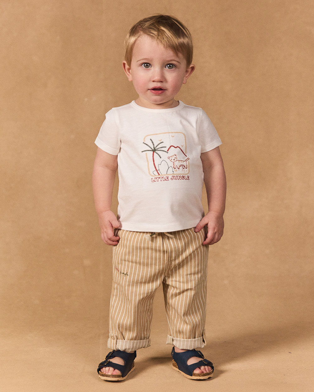 T-shirt imprimé jungle Coloris écru Sergent Major
