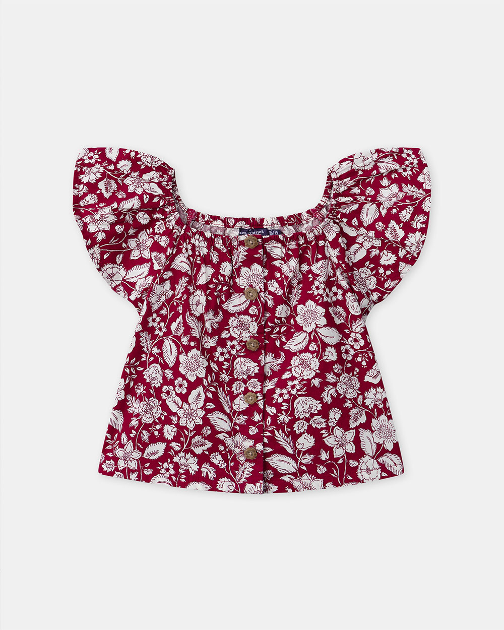 Ensemble blouse et short imprimé fleuri Coloris rose fuchsia Sergent Major