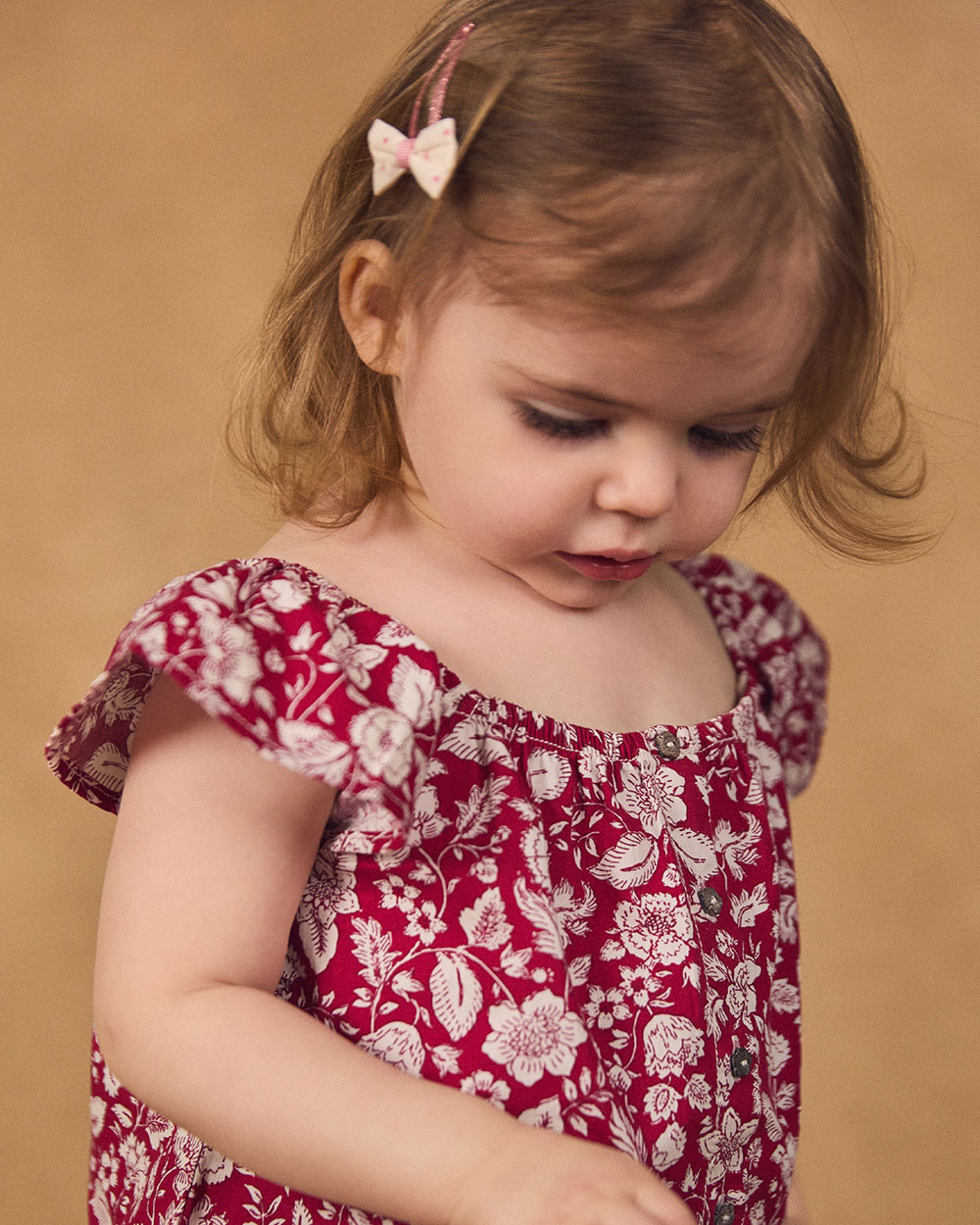 Ensemble blouse et short imprimé fleuri Coloris rose fuchsia Sergent Major