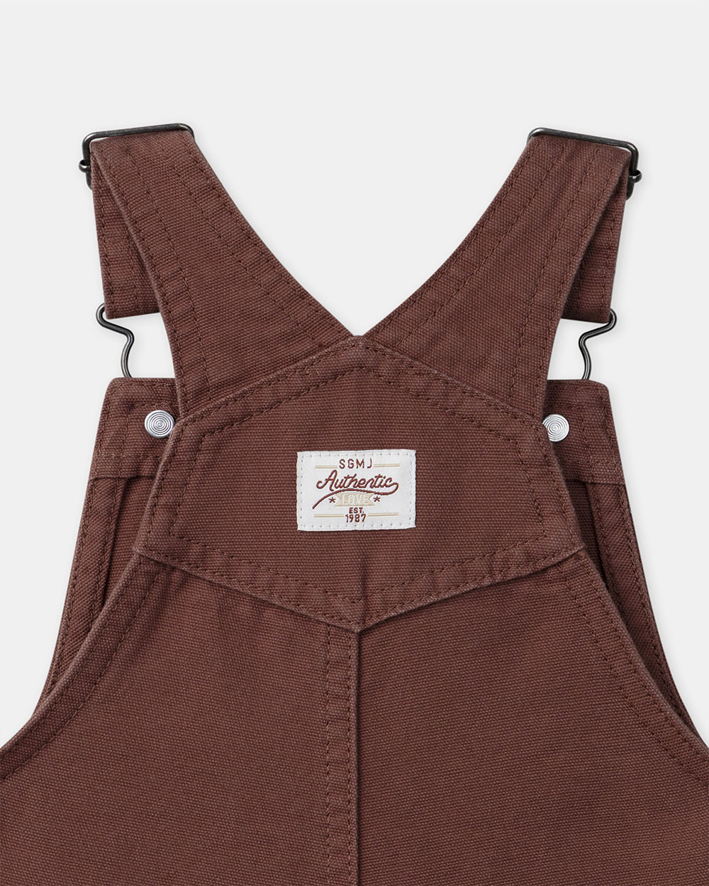 Salopette courte petit aventurier Coloris marron  Sergent Major