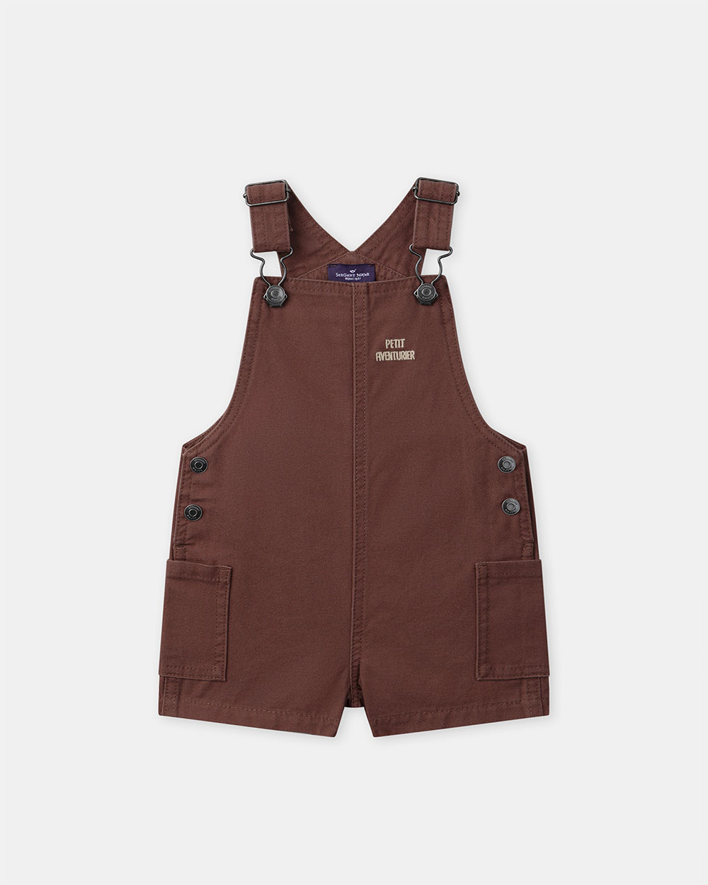 Salopette courte petit aventurier Coloris marron Sergent Major