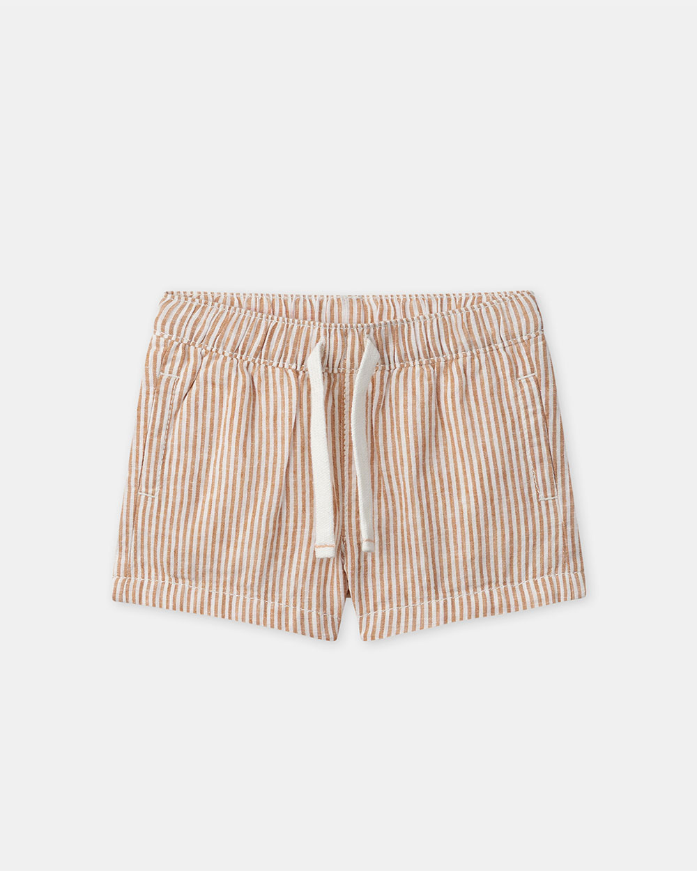 Short confortables à rayures Coloris orange Sergent Major
